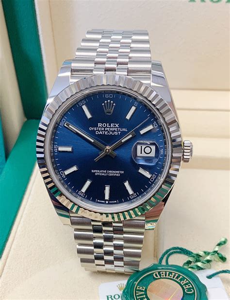 Rolex Datejust 41mm blue dial